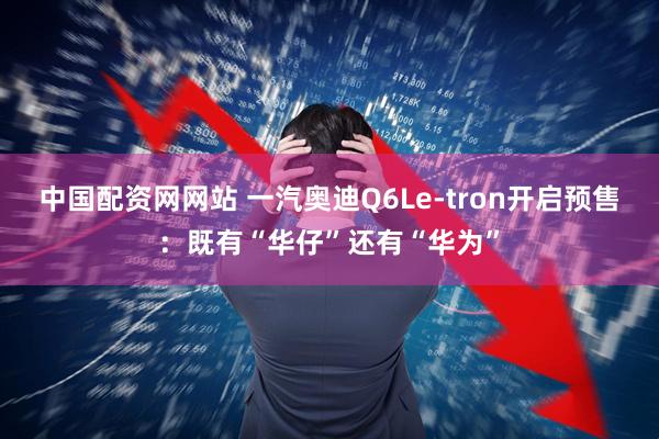 中国配资网网站 一汽奥迪Q6Le-tron开启预售：既有“华仔”还有“华为”
