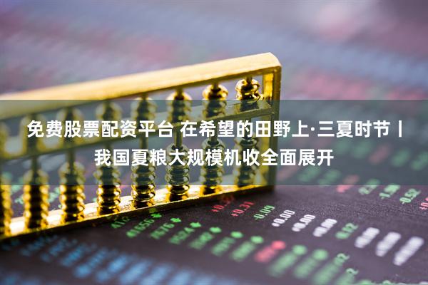 免费股票配资平台 在希望的田野上·三夏时节丨我国夏粮大规模机收全面展开